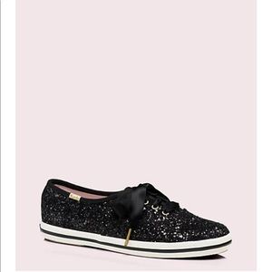 *KATE SPADE black glitter keds size 9 BrandNew!!*
